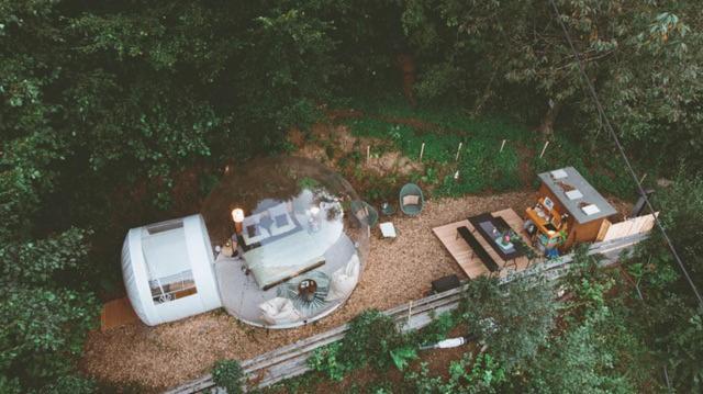 Living Timeless- Bubble Tent Elzach- Schlafen Unterm Sternenhimmel Luaran gambar