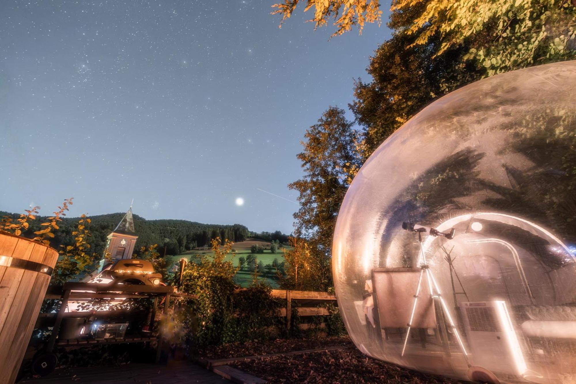 Living Timeless- Bubble Tent Elzach- Schlafen Unterm Sternenhimmel Luaran gambar
